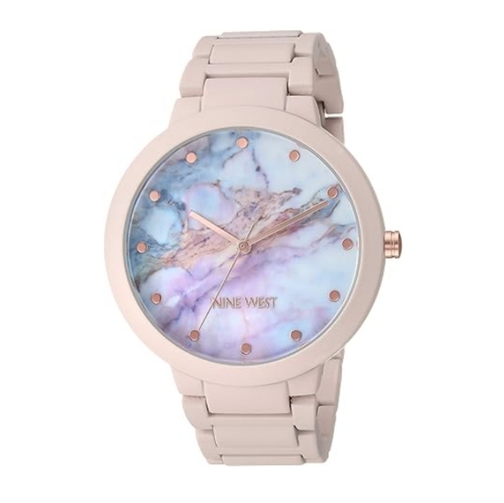 Women's Rubberized Bracelet Watch Pink